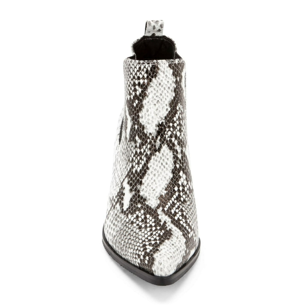 Stylish Blondo Waterproof Snake Embossed Booties - Picture 3 of 5